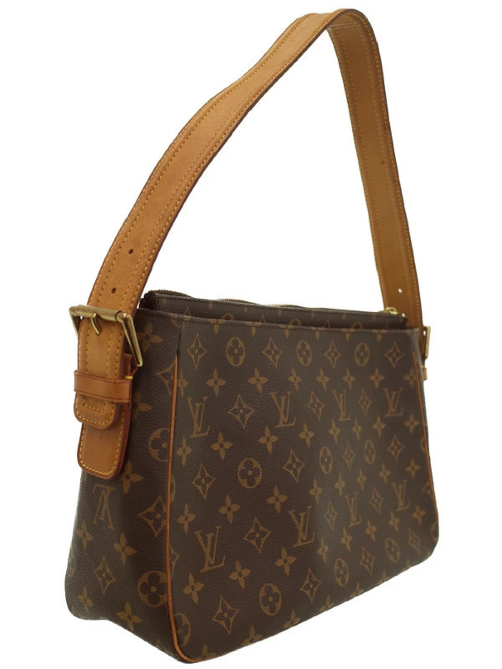 Louis Vuitton Vivacite Hobo Monogram Bag Brown